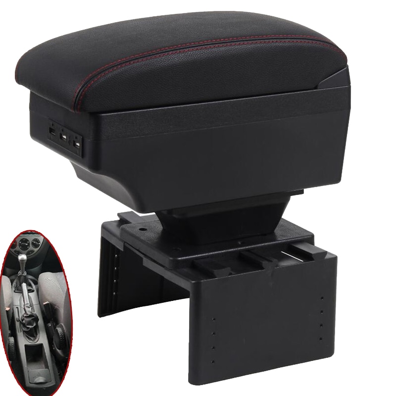 Para Ford Focus Mk1 Apoio de Braço Caixa de Armazenamento de apoio de Braço Central Do Carro Universal Modificação Acessórios