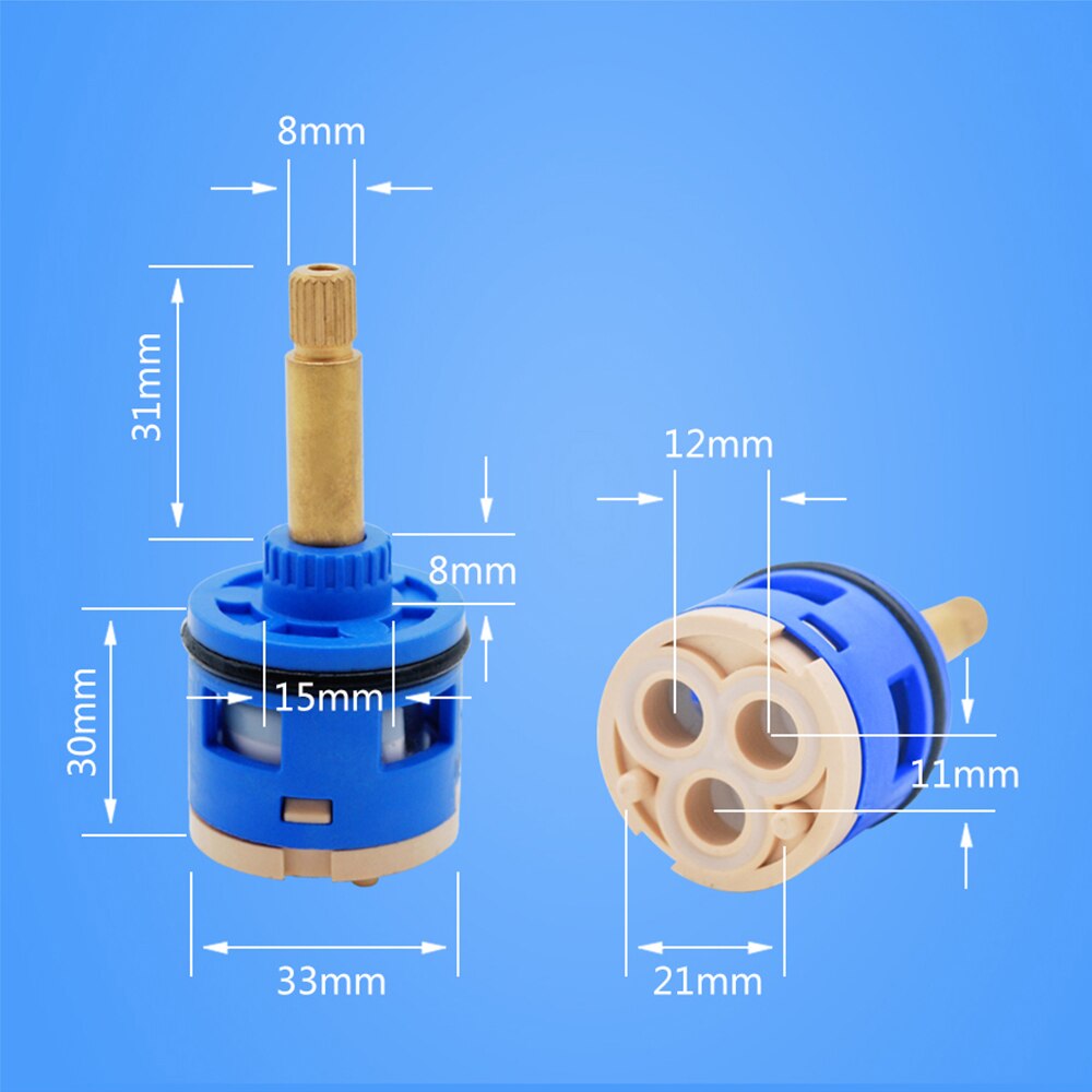 Brass ABS Shower Faucet Column Ceramic Disc Cartridge 3 Ways Mixing Valve Mixer Shower Bar Tap Shower Bath Mixing Valve Bathroom: Default Title