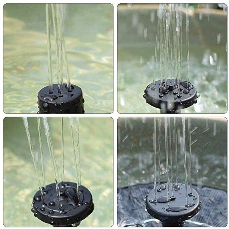 Schwimmende Lotus Blume Solar- angetrieben Teich Brunnen Bausatz Wasser Brunnen Teich Garten Terrasse Dekor Rasen Deko