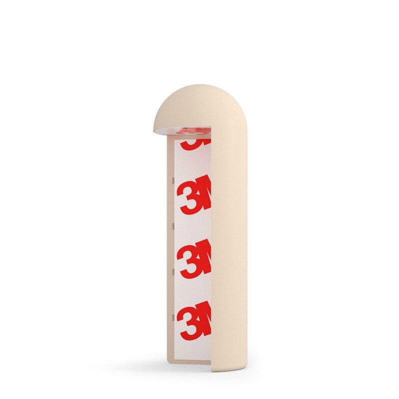 3 stk / lot børn silikone beskyttelse bordbeskyttelse baby sikkerhedsprodukter glas kant til møbler køkkenbord hjørne emhætte: Beige
