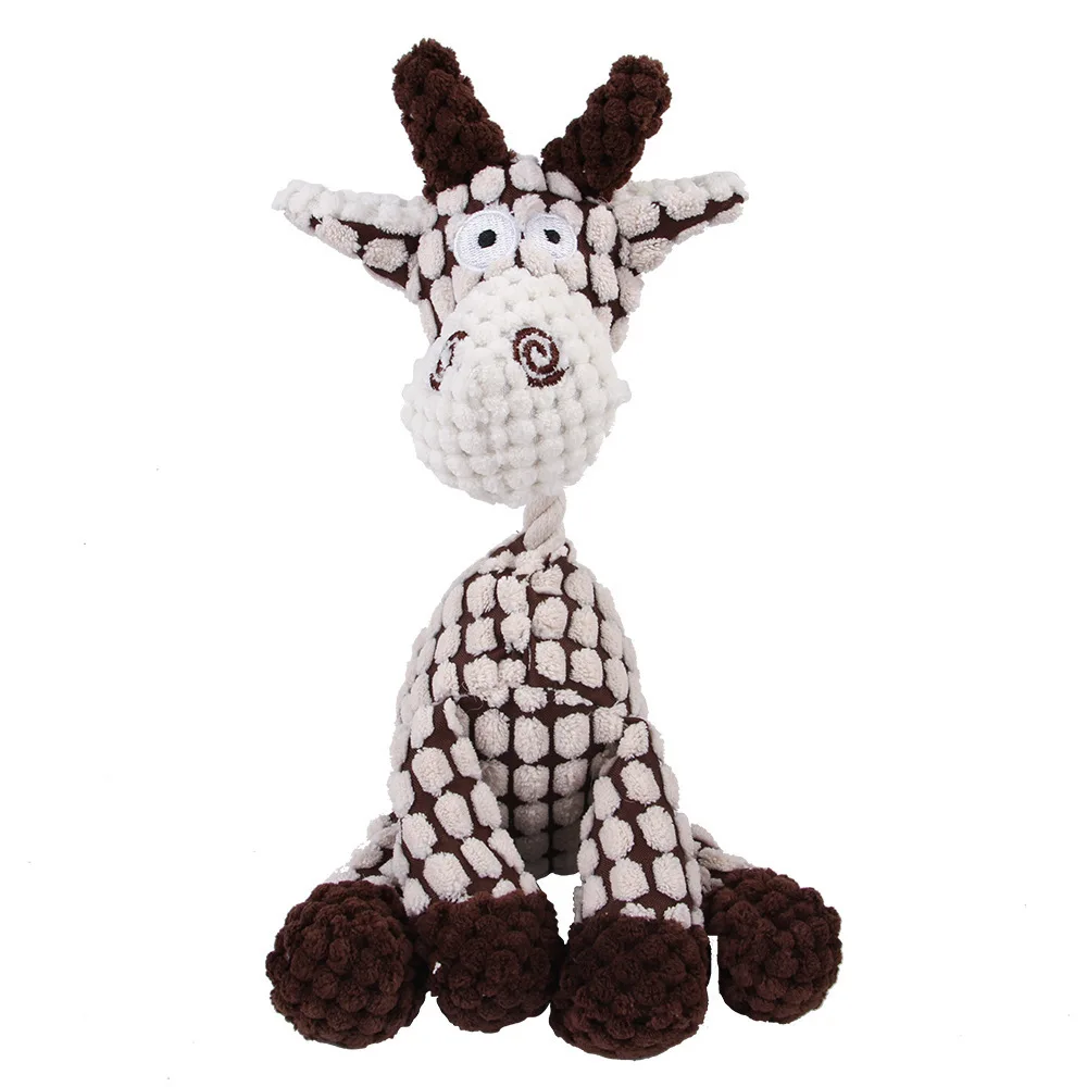 Brinquedo de pelúcia para cachorro, burro de pelúcia, brinquedo para cães de estimação, resistente à mordida, brinquedo com casca bb, brinquedos estridentes para cães, produtos para animais de estimação, acessórios para cães: Branco