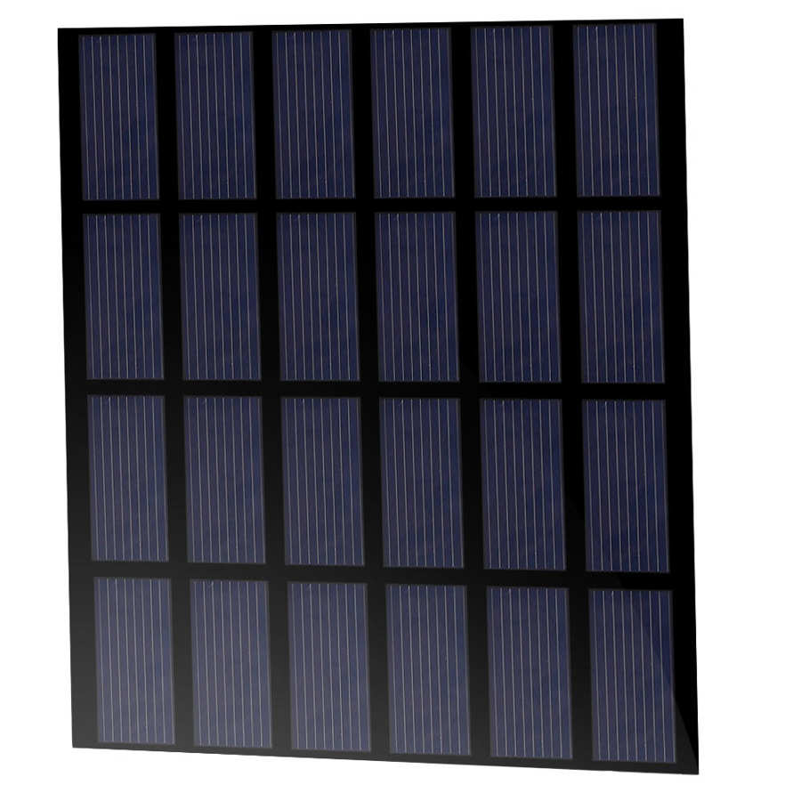 6V Mini Polysilicon Solar Panel PET Laminated Board DIY Battery Charger for Outdoor solar cells