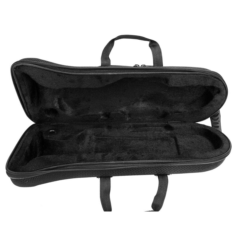 Trompet gigbag waterafstotend oxford doek zachte draagtas hard schuim katoen gevoerd met verstelbare schouderriem zwart