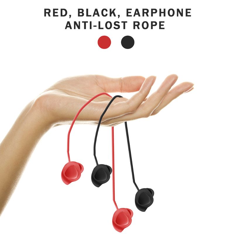 Pasek Anty-zgubny Silikonowy do Samsung Galaxy Buds - Smycz Sportowa Odporna na Pot
