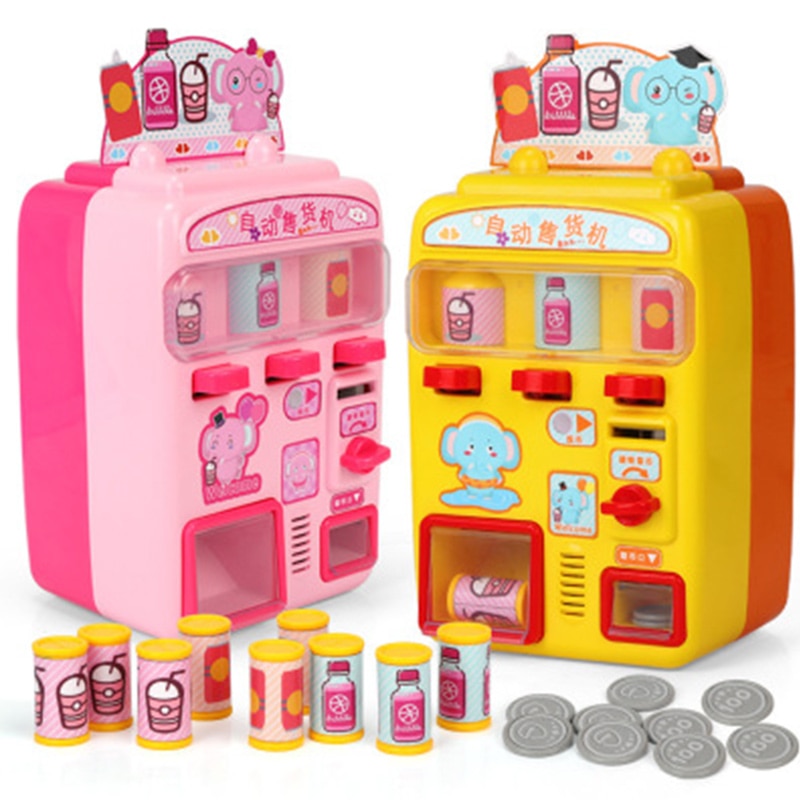 Børns legetøjsautomat simulering shoppinghus sæt 0-3 år gammelt baby spillegetøj giver børn det bedste hus