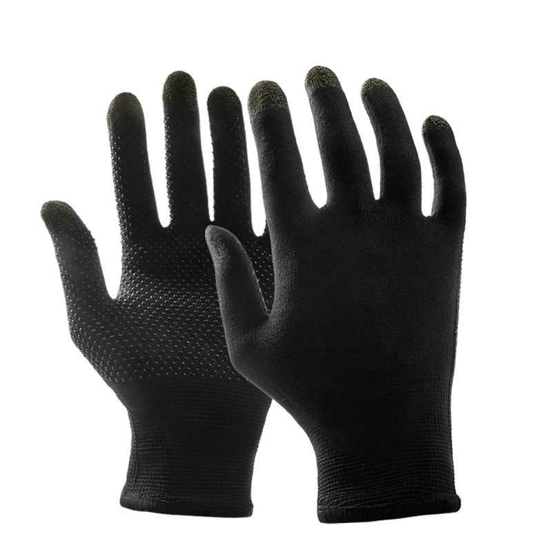 Paire de gants de jeu MEMO pour jeux mobiles, gants d'hiver pour écran tactile, gants en fibres d'argent: Default Title