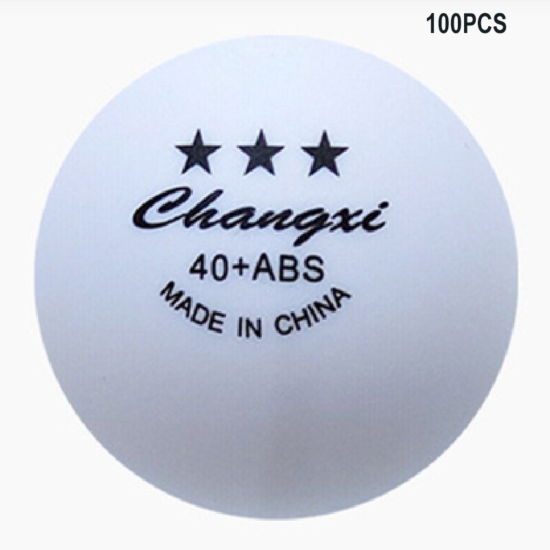 Table Tennis Ball 50/100 PCS Bulk ABS Ping Pong Ball 3-Star 40+ Standard Size Training Ball for Game Matches For Athlete: White 100pcs