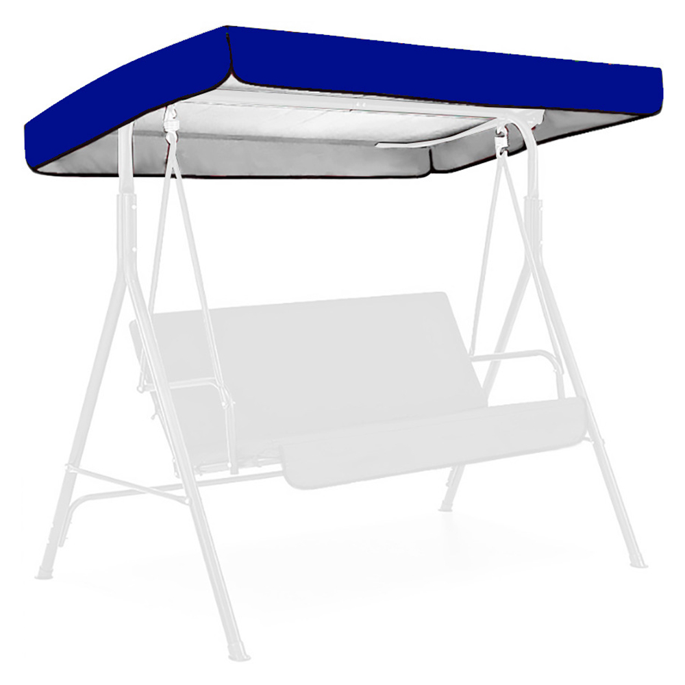 Swing Cover Waterproof Replacement Garden Canopy Top Bench Sun Protection Outdoor UV Protection Awning Sunshade Only Shelter