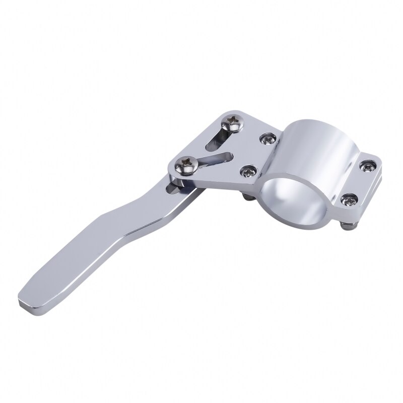 Universal aluminium bil styling justering ratt vrid stång förlängning blinkers spak position up kit: Silver-