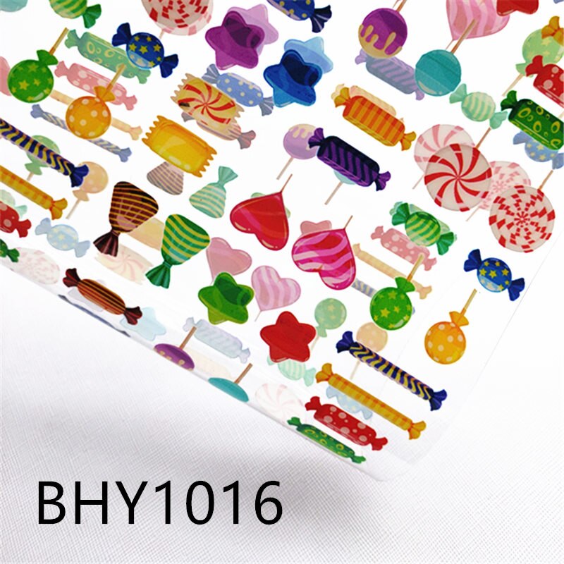 A4 20*33CM candy print cartoon Transparent UV clea... – Grandado