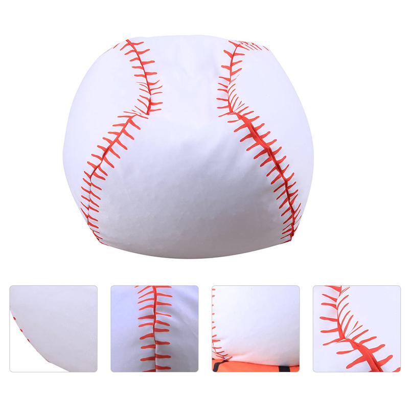 1Pc Creatieve Knuffel Opslag Bean Bag Stoel Baseball Stijl Opbergtas