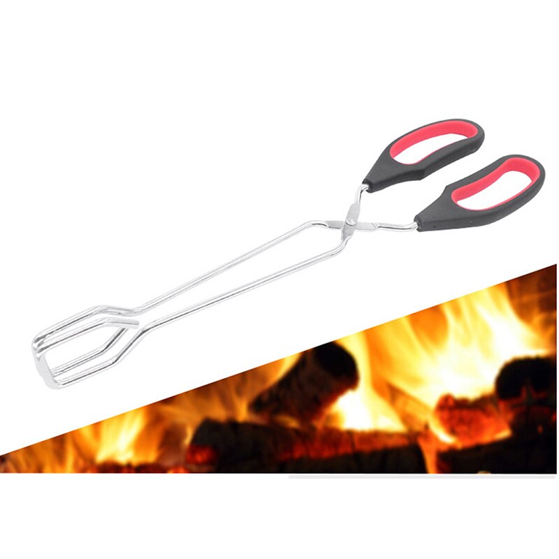 Bbq Gereedschap Barbecue Schaar Tang Gegrilde Voedsel Tong Lange Handvat Schaar Bbq Brood Roosteren Clip Keuken Bakken Tang Bbq Accessoires