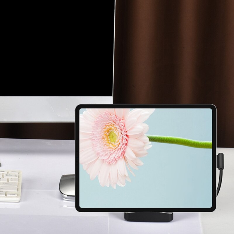8-In-1 Type C Usb Sd/Tf Card Docking Station Mobiel Tablet Stand