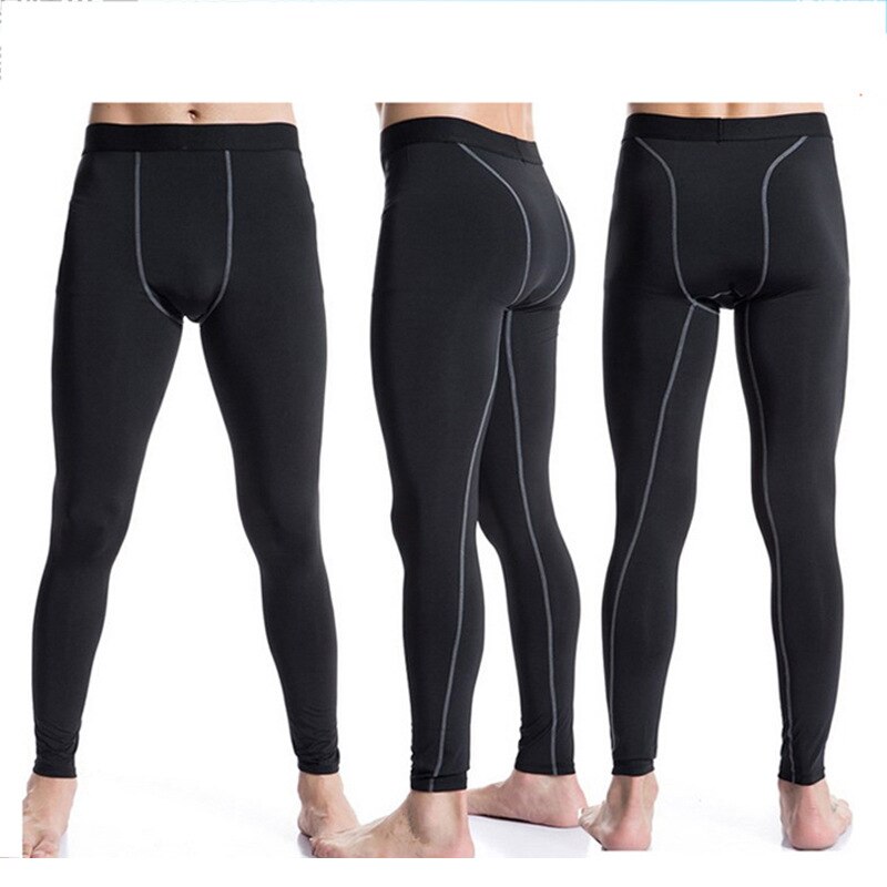 Plus fleece sport strumpfhosen basketball running training leggings hohe stretch schnell trocknend kompression fitness männer laufhose