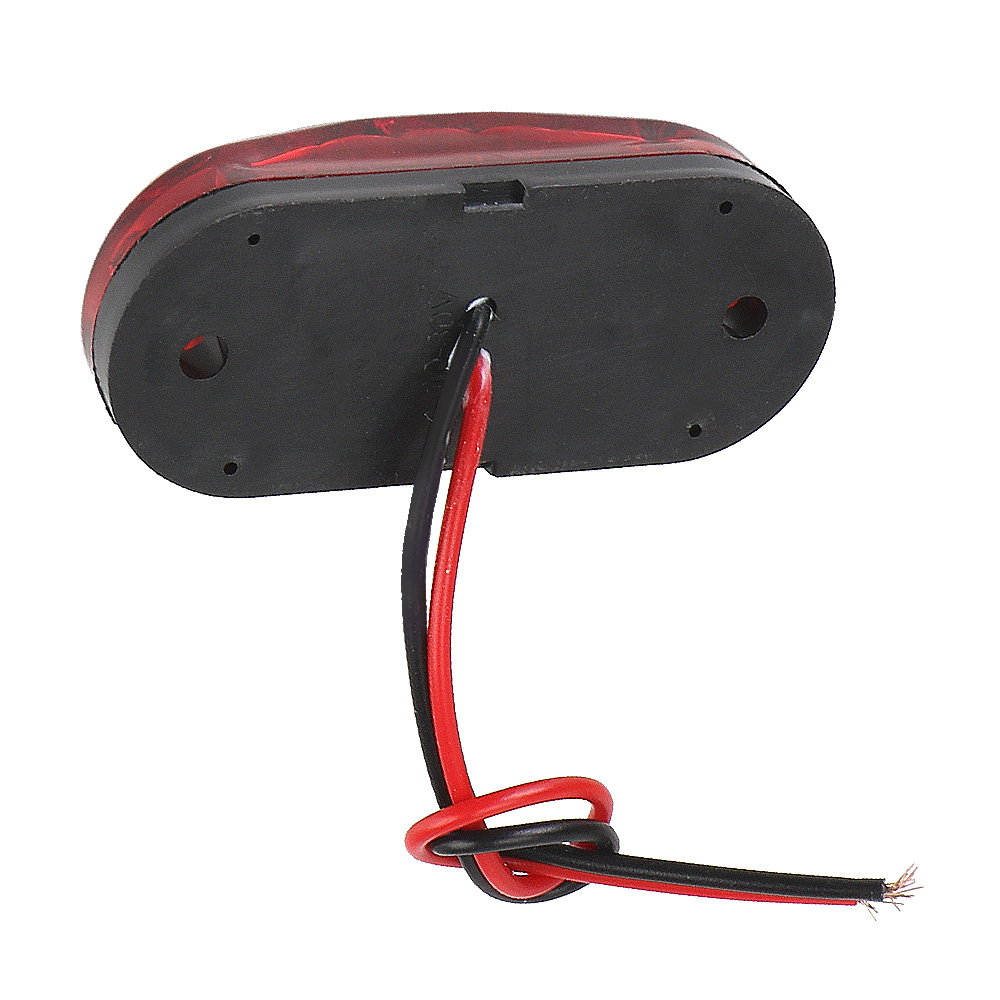 Lámpara de señalización lateral para remolque, camión, caravana, luces de advertencia LED, marcador lateral, rojo, amarillo, blanco, 12V- 24V