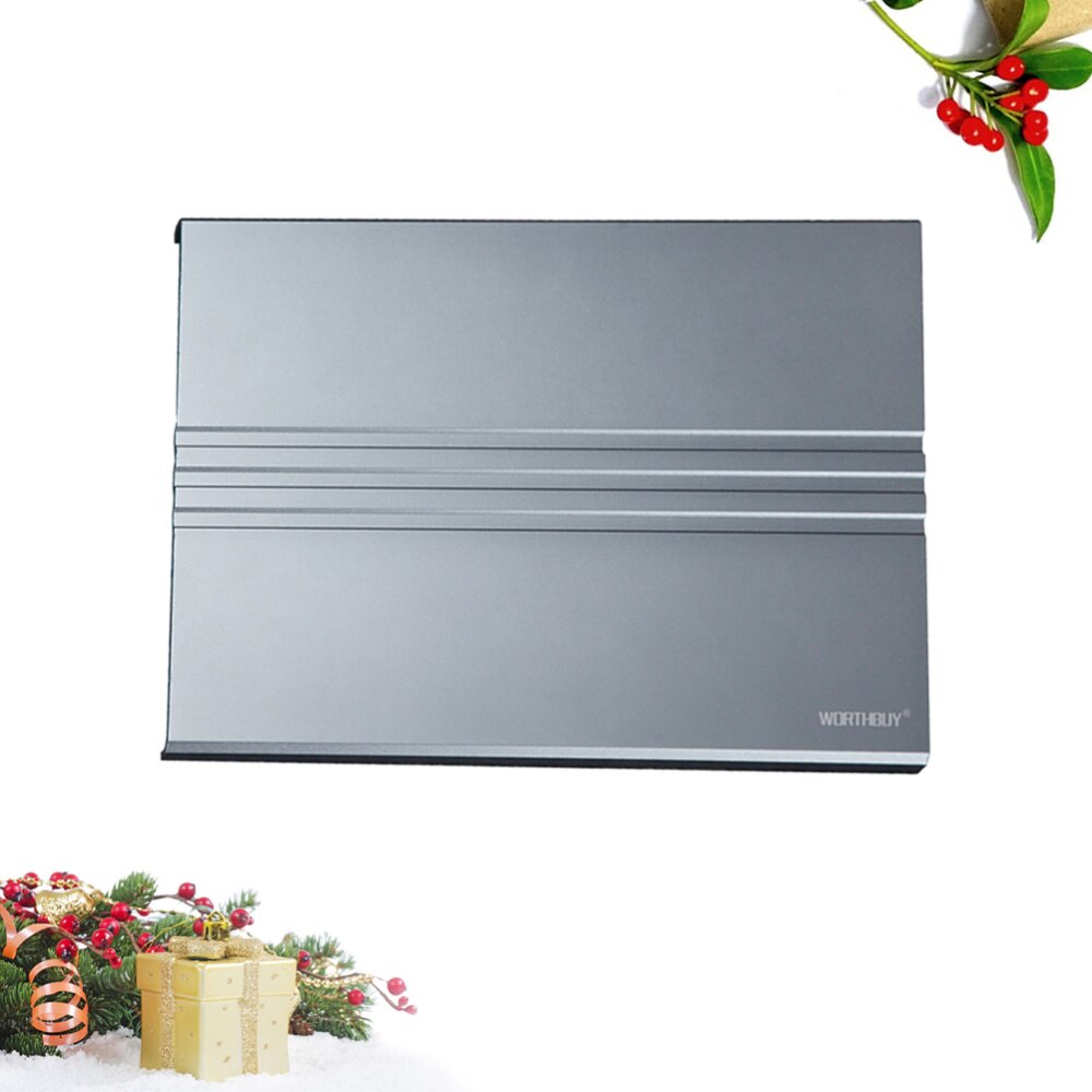 1pc avfrostningsbricka aluminiumlegering hållbar non-stick tiningsplatta tiningsbricka för snabbfryst mat