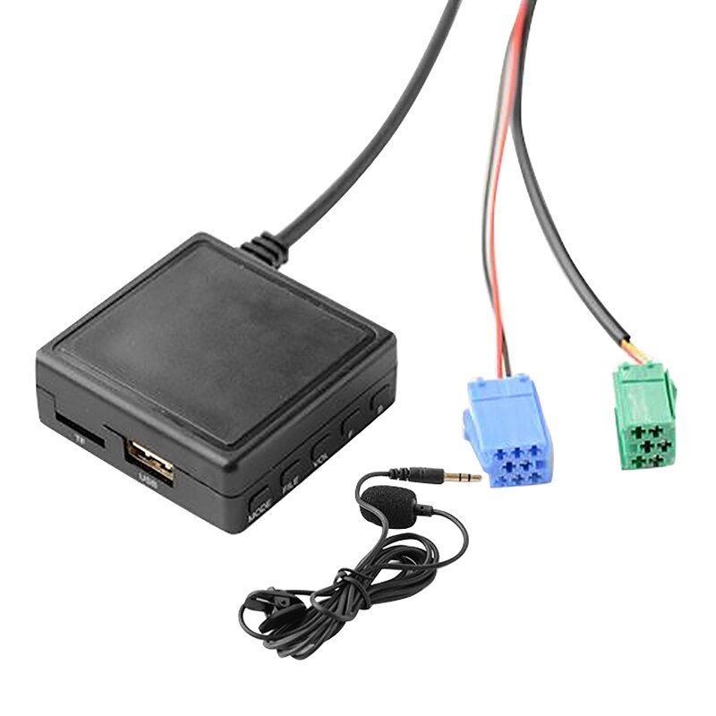 Módulo Bluetooth de 6 pines para coche, adaptador AUX TF USB, reproductor de Radio inalámbrico estéreo o módulo para Renault 2005