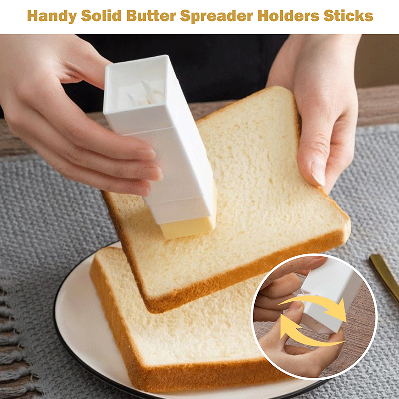 2022 Handy Solid Butter Spreader Holders Sticks Plastic Storage Small Kitchen Baking Tools Cheese Keeper Case 1 PC