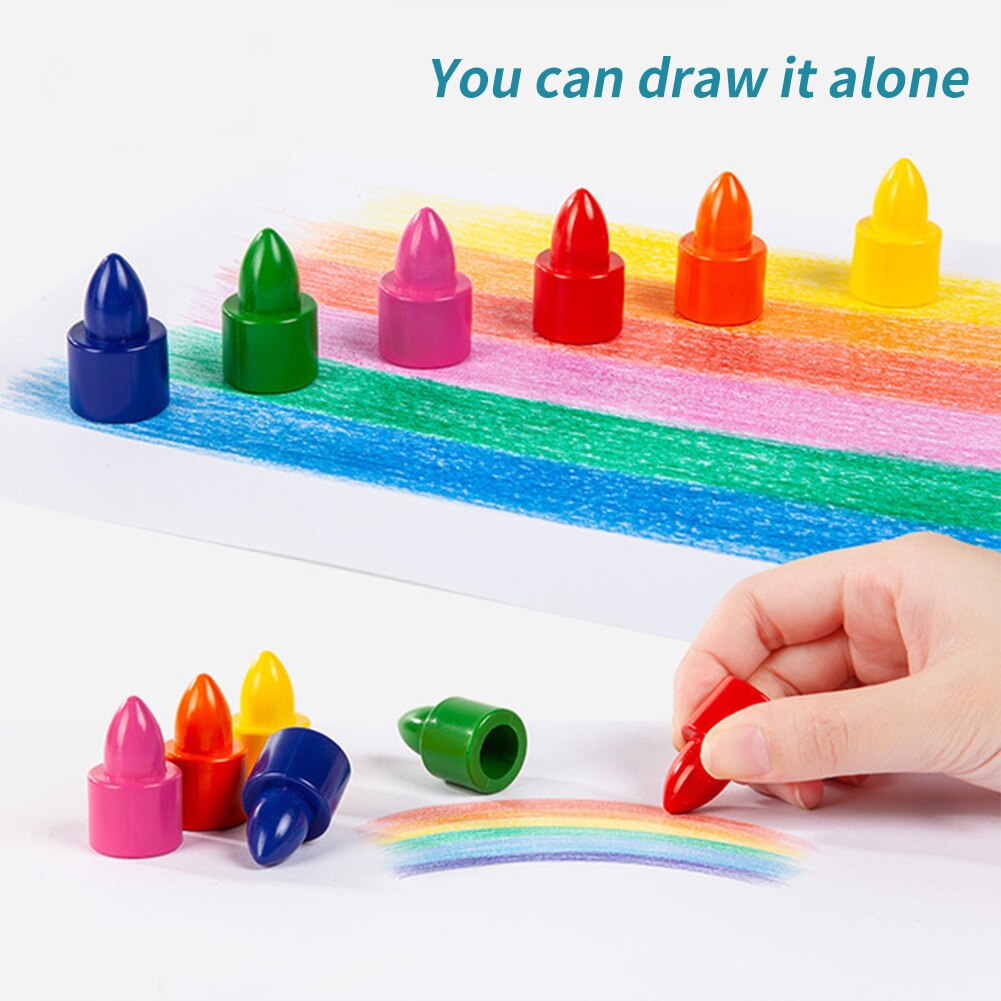 Drawing Art Supplies Baby Multi Section Painting Crayons For Children School Stationery Non Toxic Student Assorted Graffiti