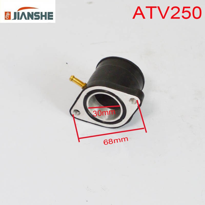 Jianshe 250 js250 atv insugsrör euro standard grenrör gummi 30mm förgasare loncin 250cc quad bashan atv 250 tillbehör