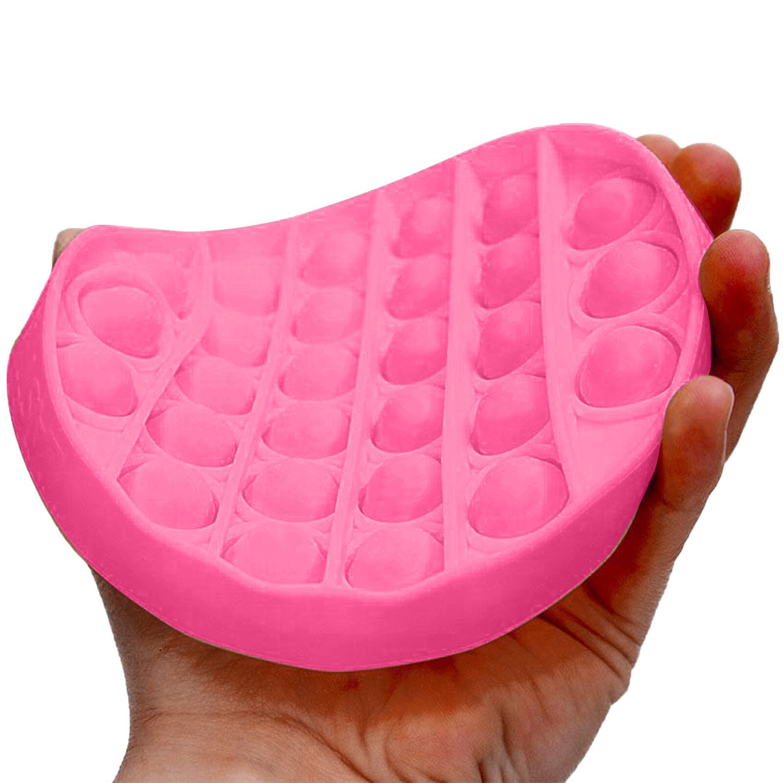 Popit Zappeln Spielzeug Push Blase Zappeln Sensorischen Spielzeug Autismus Spezielle Bedürfnisse Stressabbau Und Erhöhen Fokus Weiche Anti-stress spielzeug: 1PC Hot Pink 