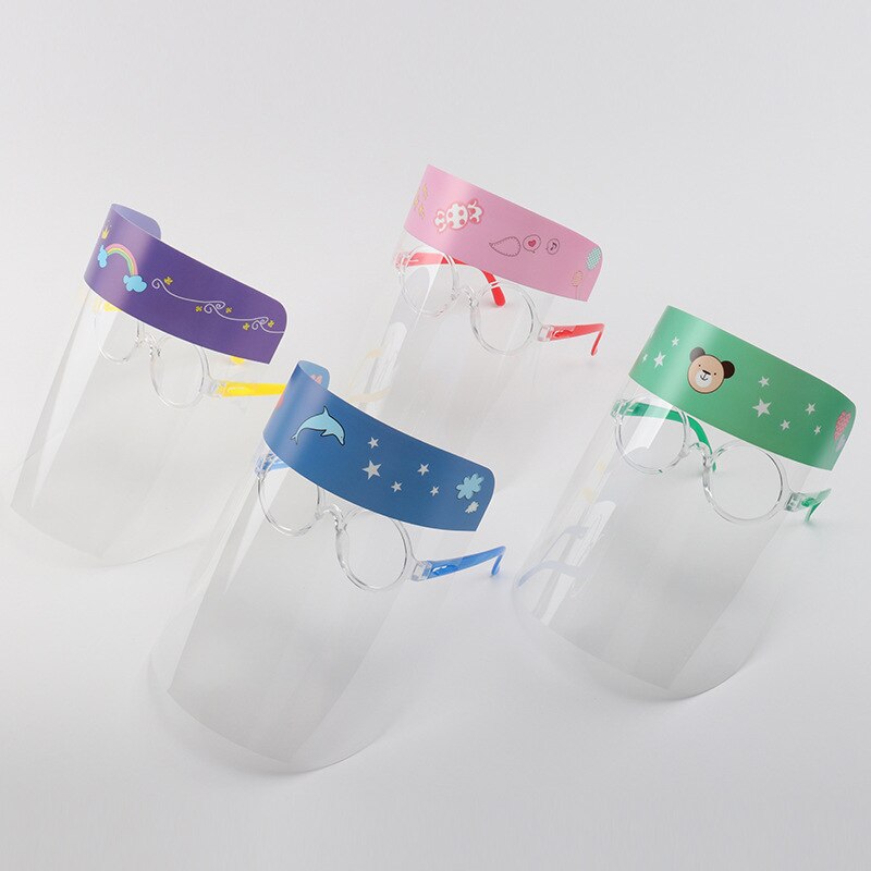 Lunettes de moto transparentes claires en plein air Anti-jet lunettes transparentes enfants masque écran