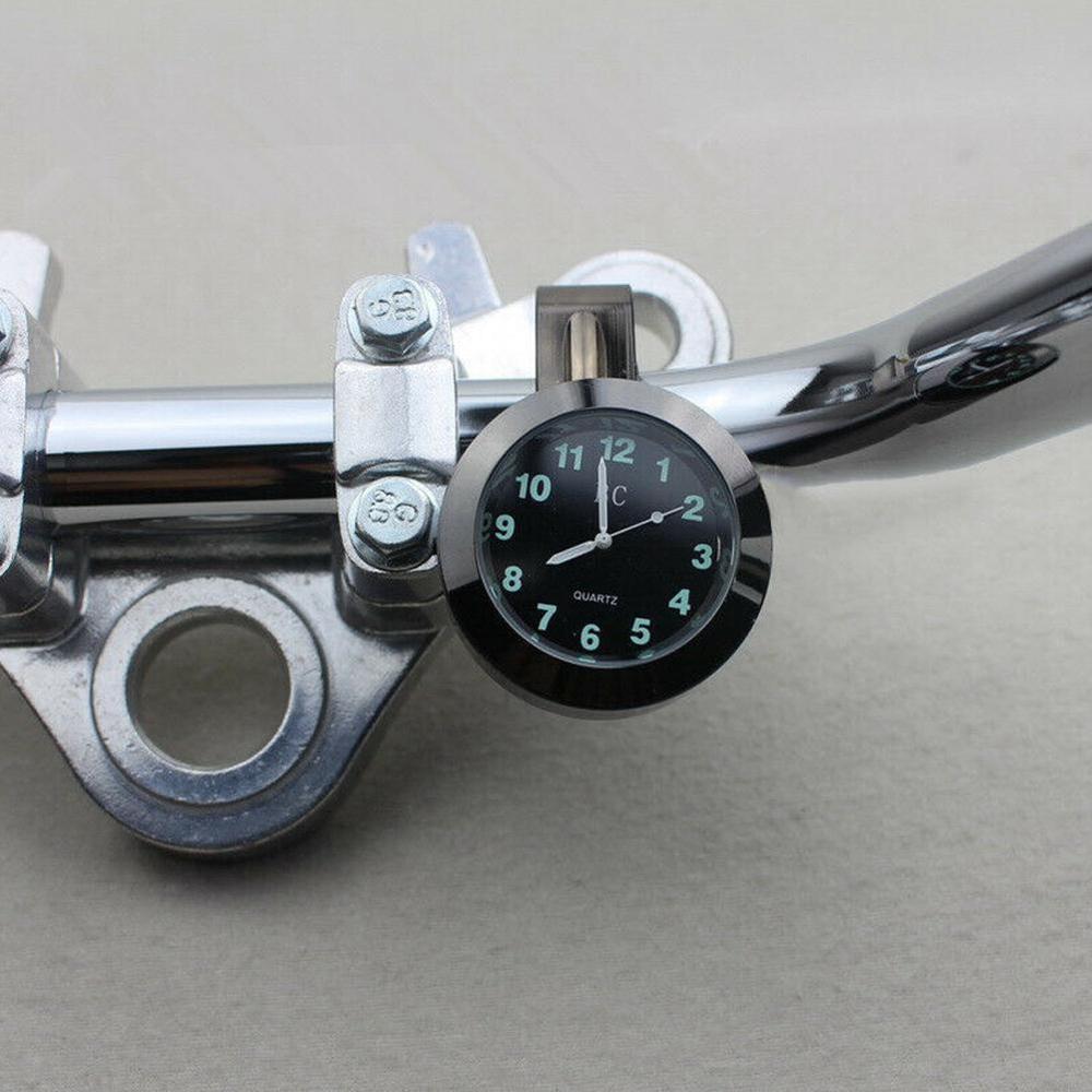 Waterdicht Horloge Klok Fiets Motorfiets Stuur Horloge Zwarte Klok Quartz R8I3