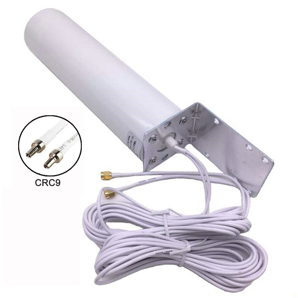 3G 4G LTE Outdoor Antenna High Gain 12DBi Mimo Antenna Dual head Enhanced Receive with 5m Cable for Huawei ZTE 3G 4G Router: CRC9