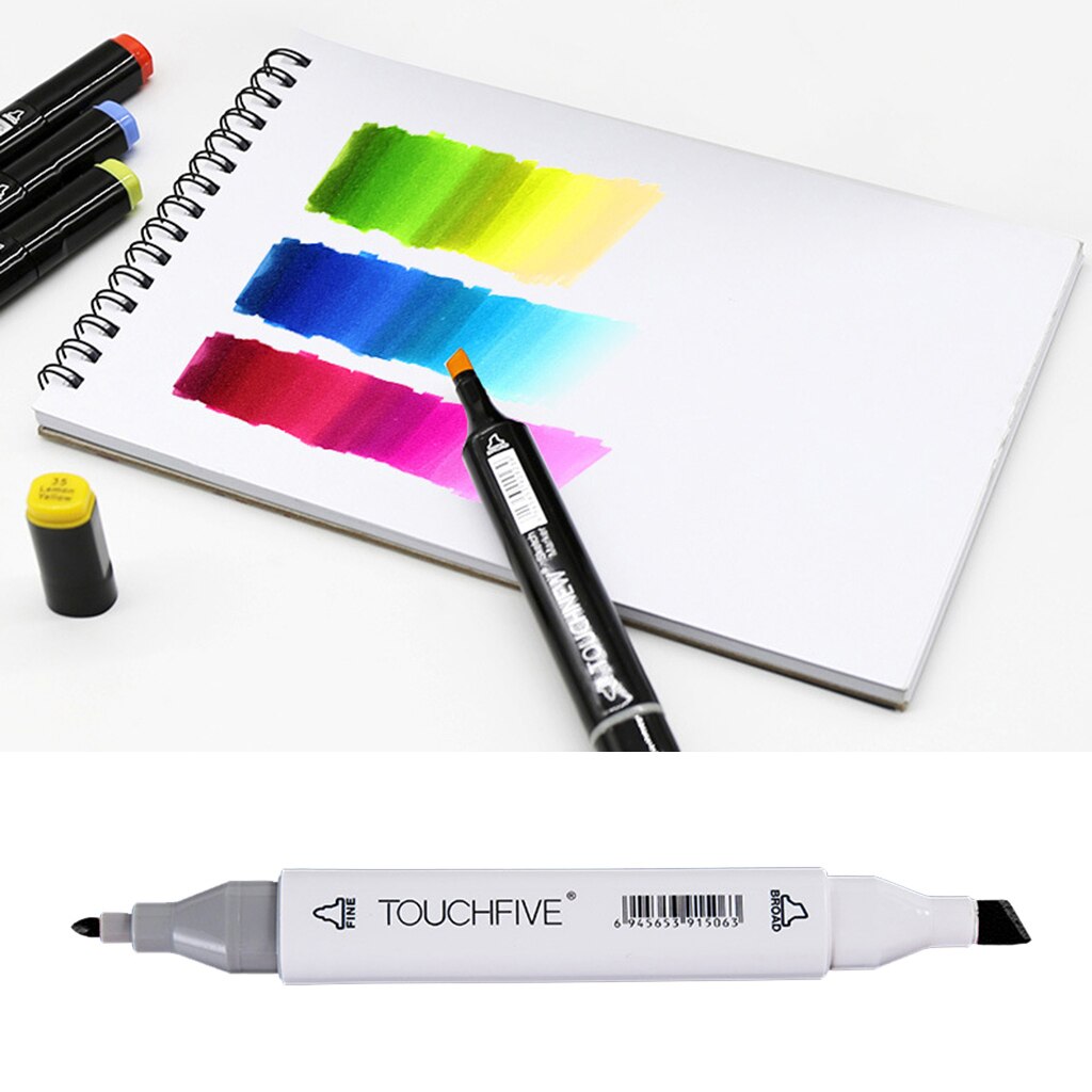 Arts Marker Pen Alcohol Based Graphic Art Twin Tip Markers for Student Artist