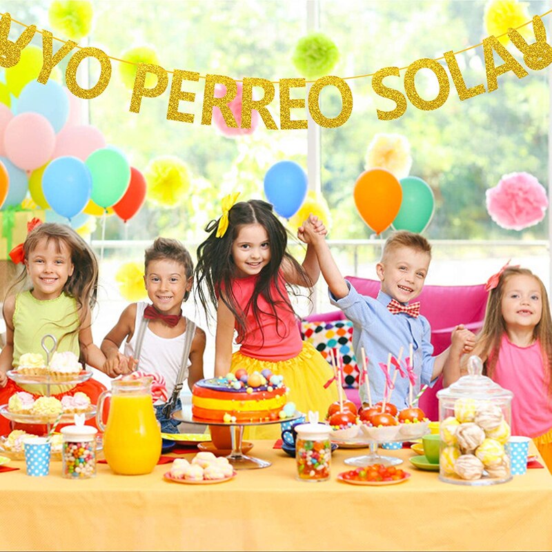 YPS Banner Gold funkeln Banner Hause Foto Verkaufsstand Requisiten Girlande Party Dekoration für thematisiert Hochzeit Braut Engagement Dekorationen