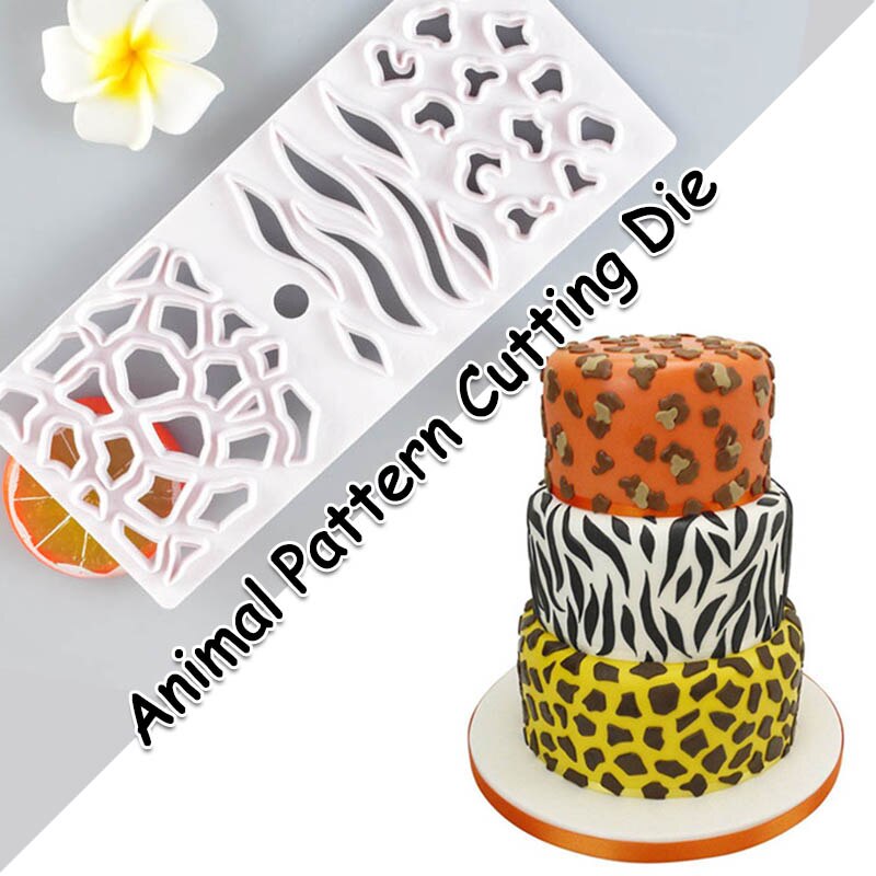 Plastic Animal Patroon Cakevorm Snijden Sterven Cartoon Fondant Biscuit Mold Fondant Mold Cake Decoratie Tool