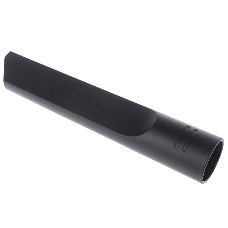 1pc Black PP Plastic Matte Texture Vacuum Cleaner Crevice Tool Port Corner Nook Cranny Tool Replacement 35mm