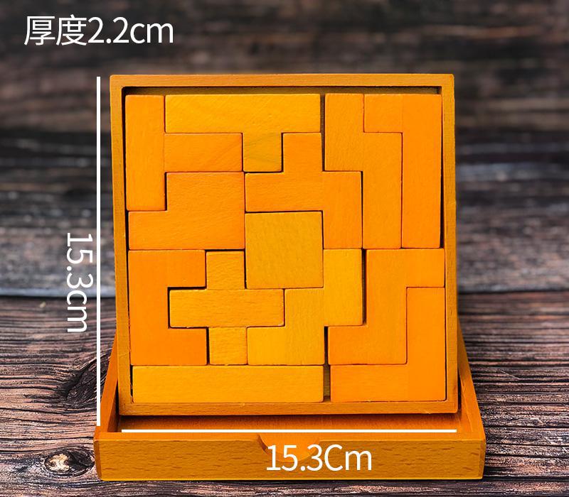 Ant wooden blocks puzzle game Diy Educational baby toys 13-24 months woden toys educativos learning resources toys for children