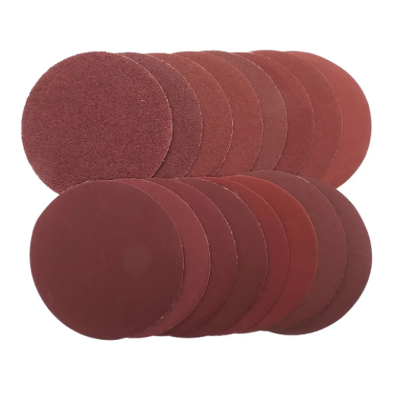 10 Stuks 100 Mm Schuurschijf 60-240 Grit Schuurpapier Buffing Wheel Klittenband Steunschijven Voor Elektrische boor Grinder Rotary Gereedschap