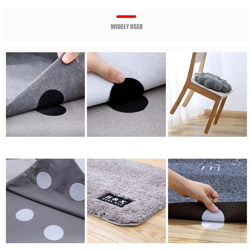 10Pairs/lot Strong Self adhesive Hook and Loop Fastener Tape nylon sticker velcros adhesive fastener hook loop with Glue for DIY