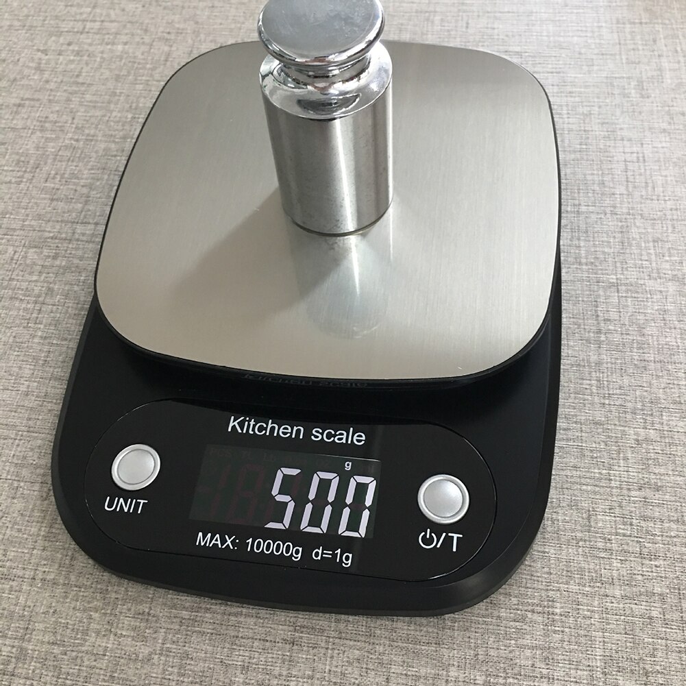 Báscula electrónica Digital LCD de 10kg/1g para alimentos de alta precisión báscula de cocina herramienta de peso para pasteles y comida