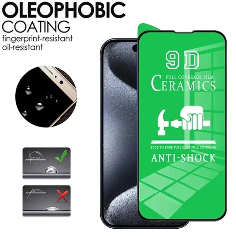 Film céramique souple HD, 5 pièces, pour iPhone 15 11 12 13 14 Pro Max 8 16 Plus, protecteur d'écran pour IPhone 13 Mini XS MAX X XR, pas du verre