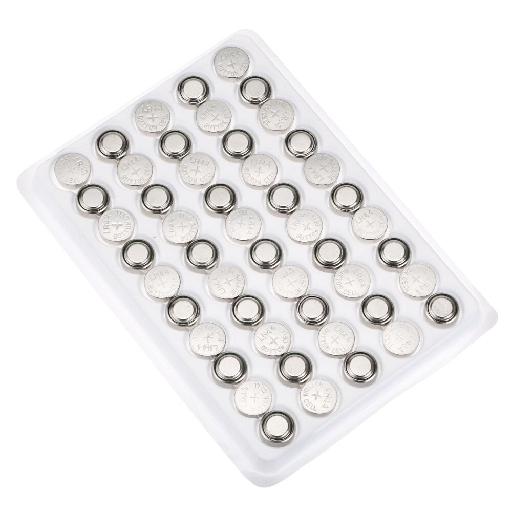 100 Pack von LR44 A76 L1154 AG13 357 SR44 G13 1,5 V alkalisch Knopfzellen Batterien Zn/MnO2 Uhr batterie Geschmack Münze Batterie