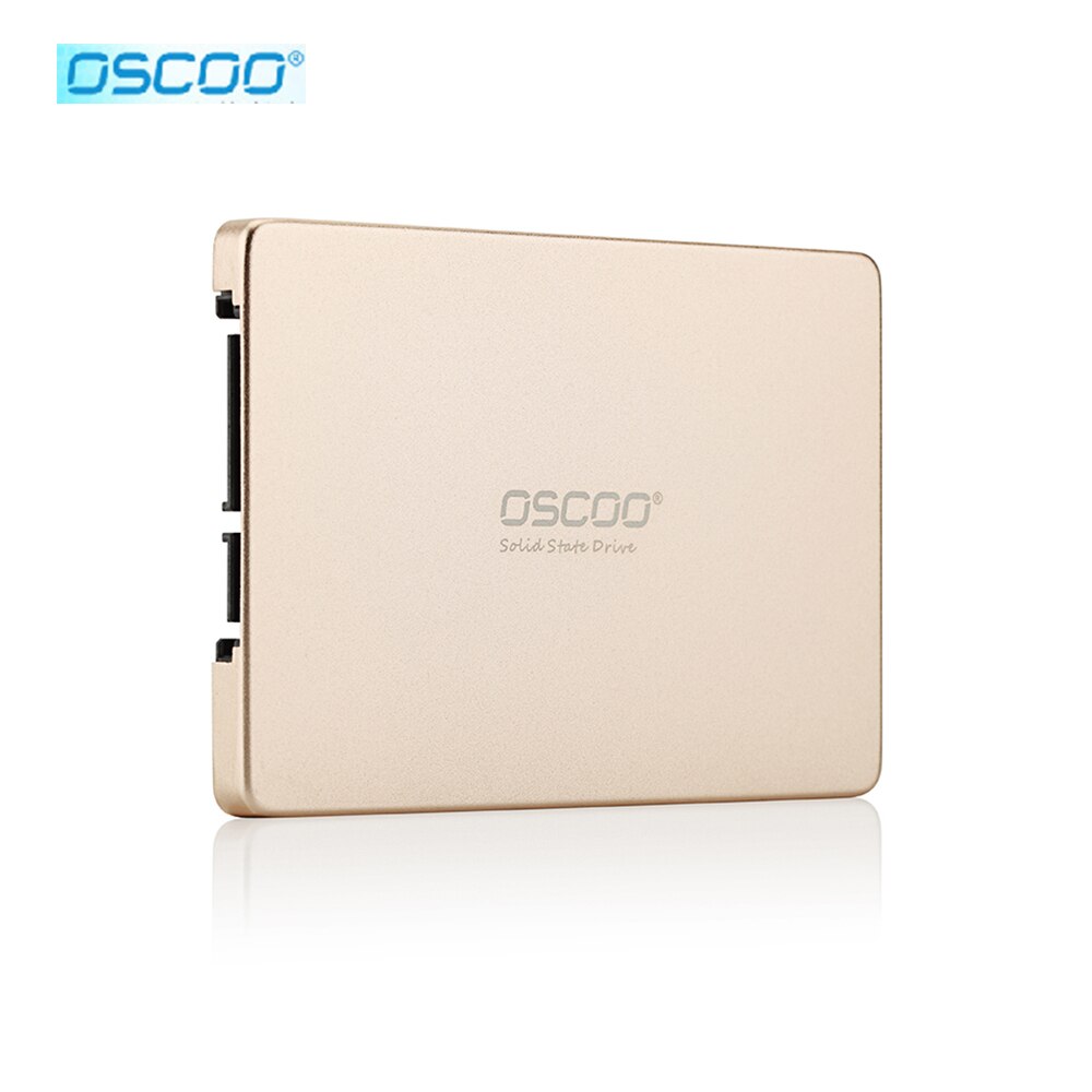 Oscoo ssd 500gb hdd 2.5 "sata3 ssd 120gb sataiii caixa de metal ssd 240gb 480gb 1tb unidade de estado sólido interno para desktop portátil