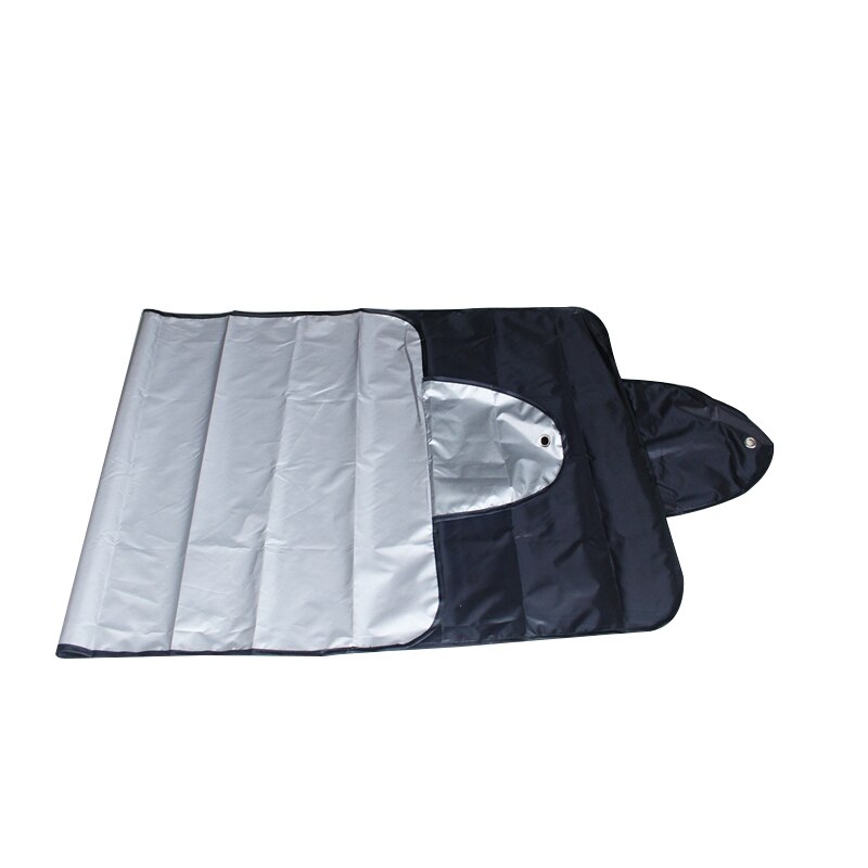 50*70 cm 190t polyester förhindrar snö is solskydd bil snöblock bil silverduk bil vindruteskydd skydd