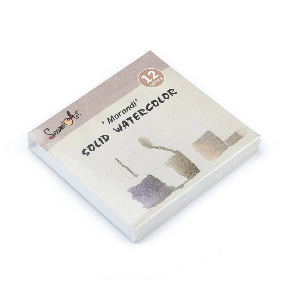 Seamiart 12 Kleur Huid/Oceaan/Snoep/Morandi Effen Aquarel Set Eenvoudig Pakket Voor Schilderen Kunst Levert