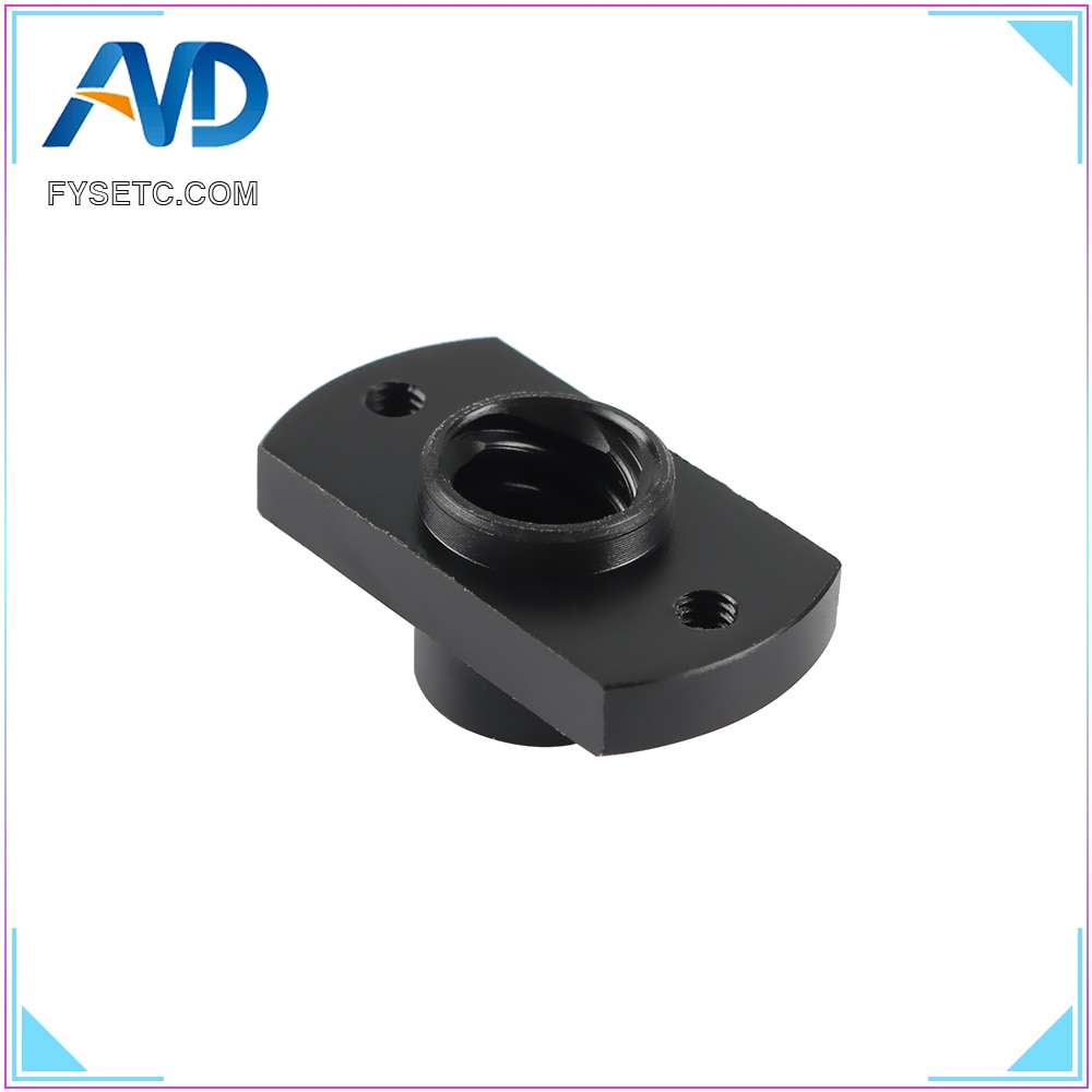 3D Printer Z Axis Trapezoid Motor Screw Nuts T8 Nut POM Nut Lead 8mm Pitch 2mm For CR10 CR-10S Ender-3 Lead Screw