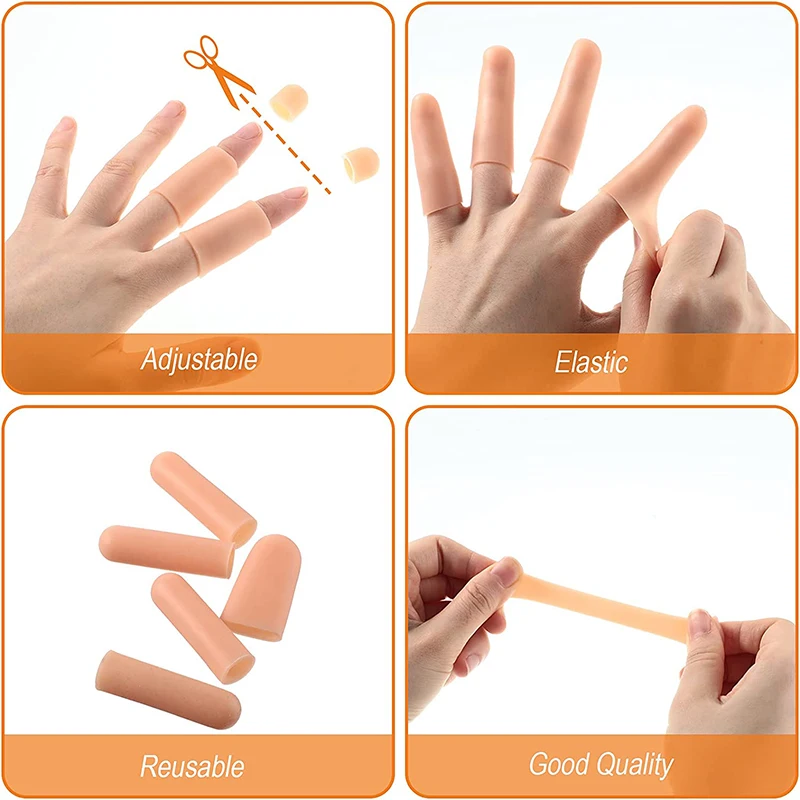 10 Stuks Siliconen Teen Separator Vinger Protector Applicator Zachte Maïs Eelt Remover Bunion Corrector Pedicure Gereedschap Voetverzorging Tool