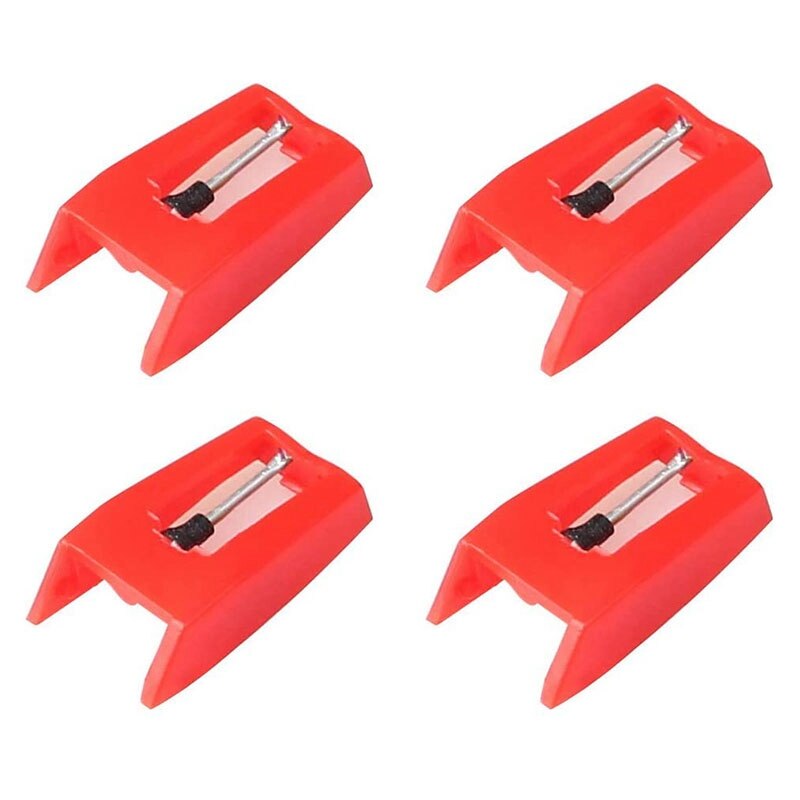 4 stk pladespiller nåle, universel udskiftning af stylus nåle erstatning stylus nåle til vinyl pladespiller: Default Title