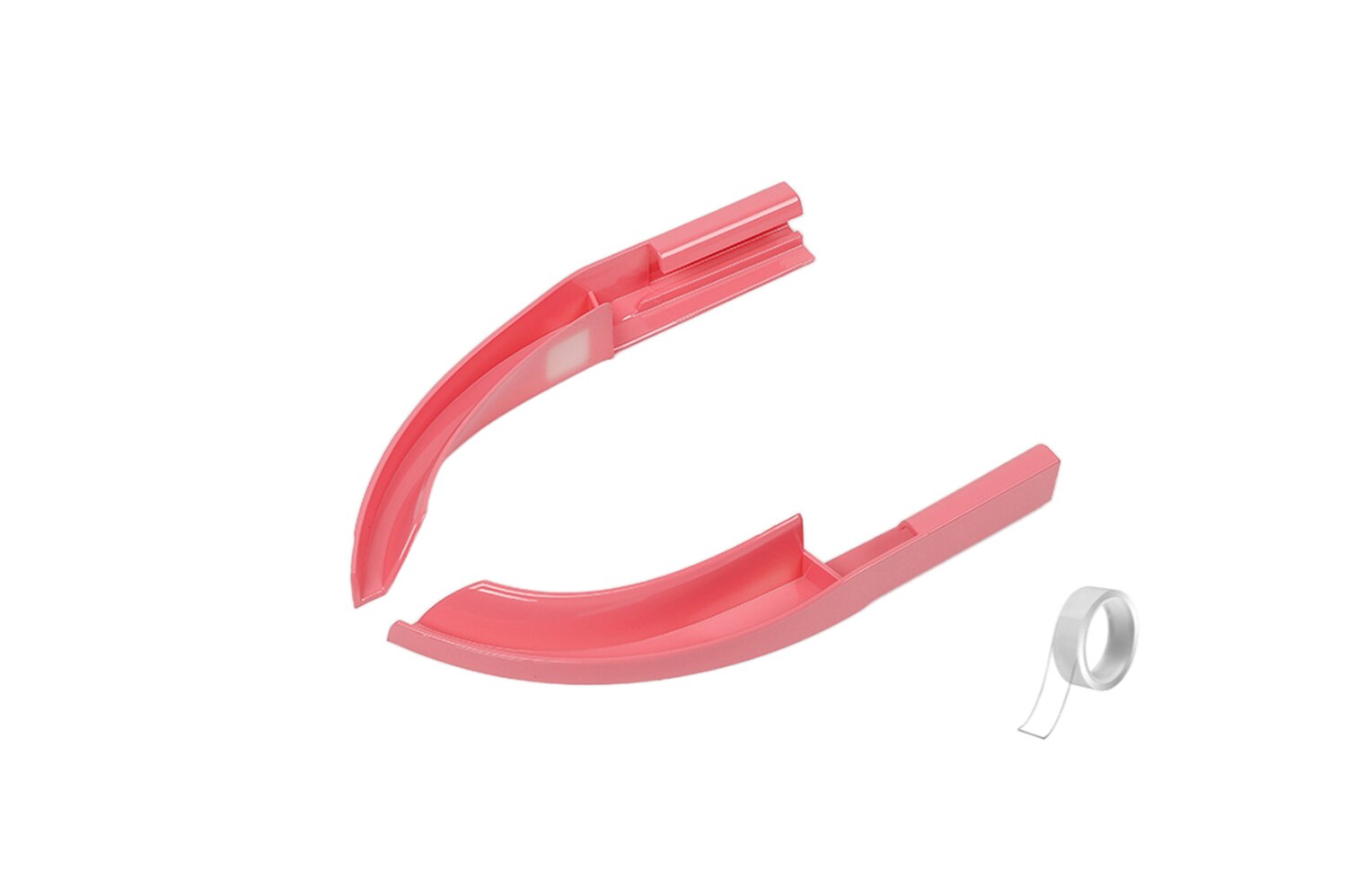 Roof Rain Water Gutter Extensions Diversion Channel for Jeep Wrangler JL Gladiator JT Car Accessory ABS Red: Pink