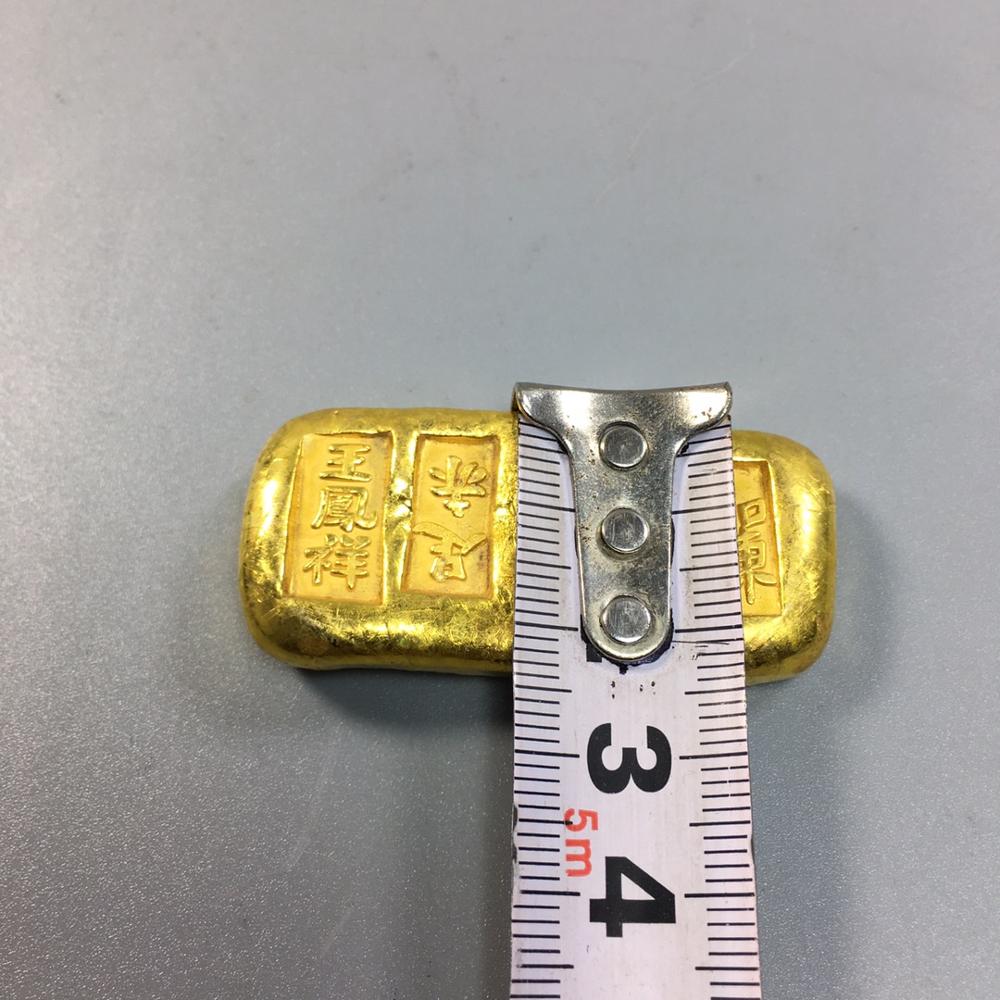 Exquisite antike kupfer gold barren (barfuß) dekoration/No. 28 – Grandado