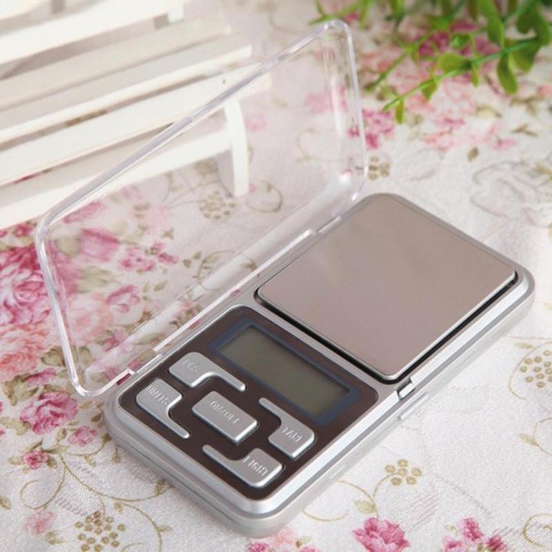Mini báscula Digital de alta precisión, 100/200/300/500g, 0,01/0,1g, bolsillo eléctrico para joyería, peso de Gram para Cocina