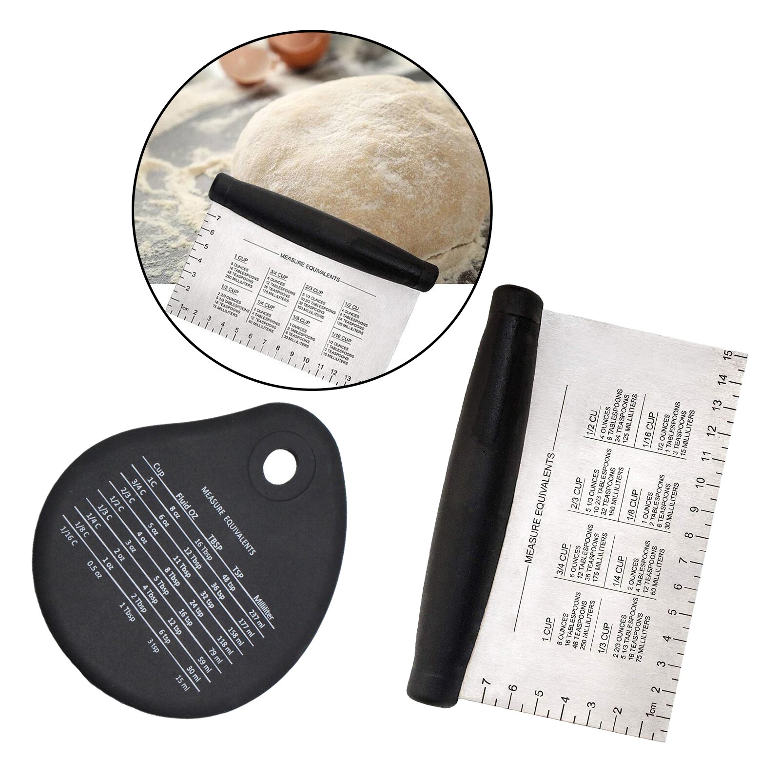 Stainless Steel Dough Scraper Blade Cutter Griddle Chopper Cutter