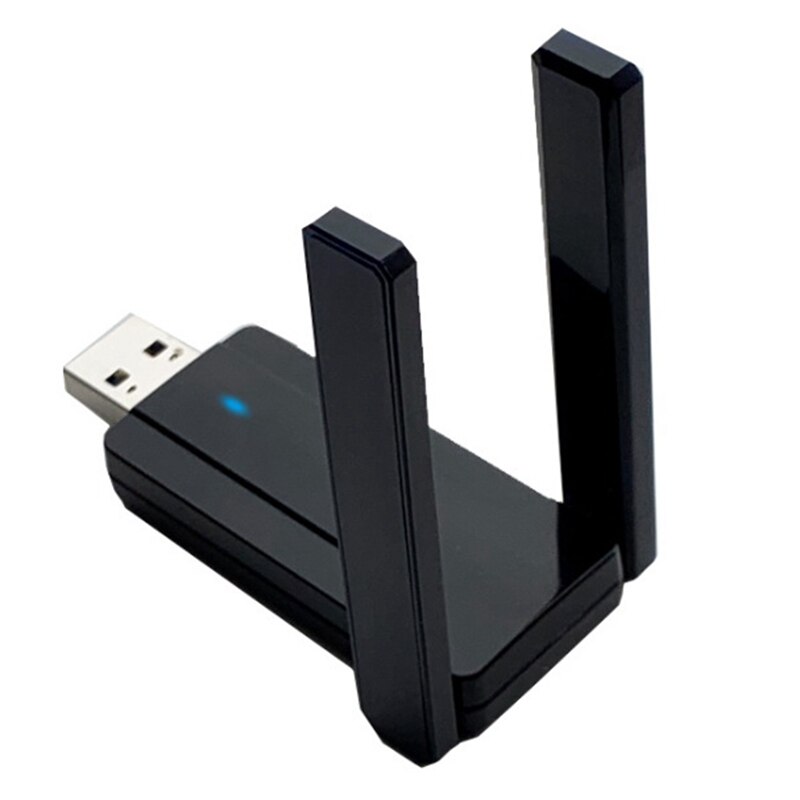 USB WiFi Adapter for PC, Wireless Adapter USB 3.0 2.4G/5GHz Dual-Band 5DBi Antenna Network Adapter for Desktop, Laptop