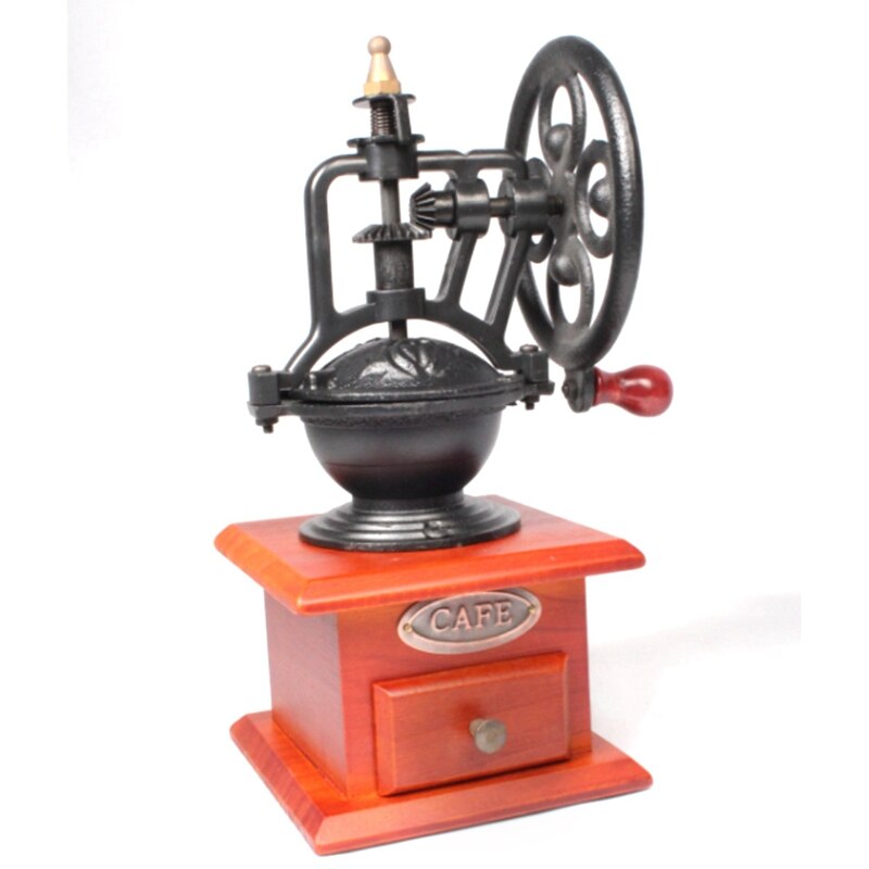 Classic Retro Hand Crank Grinder Household Manual Portable Coffee Grinder Small Hand Grinder Coffee Machine